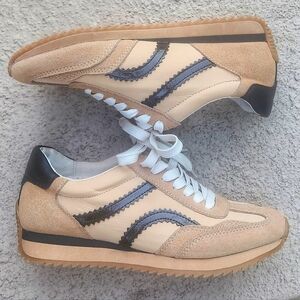Dolce Vita Tan and Black Sneakers Size 8 NWT
